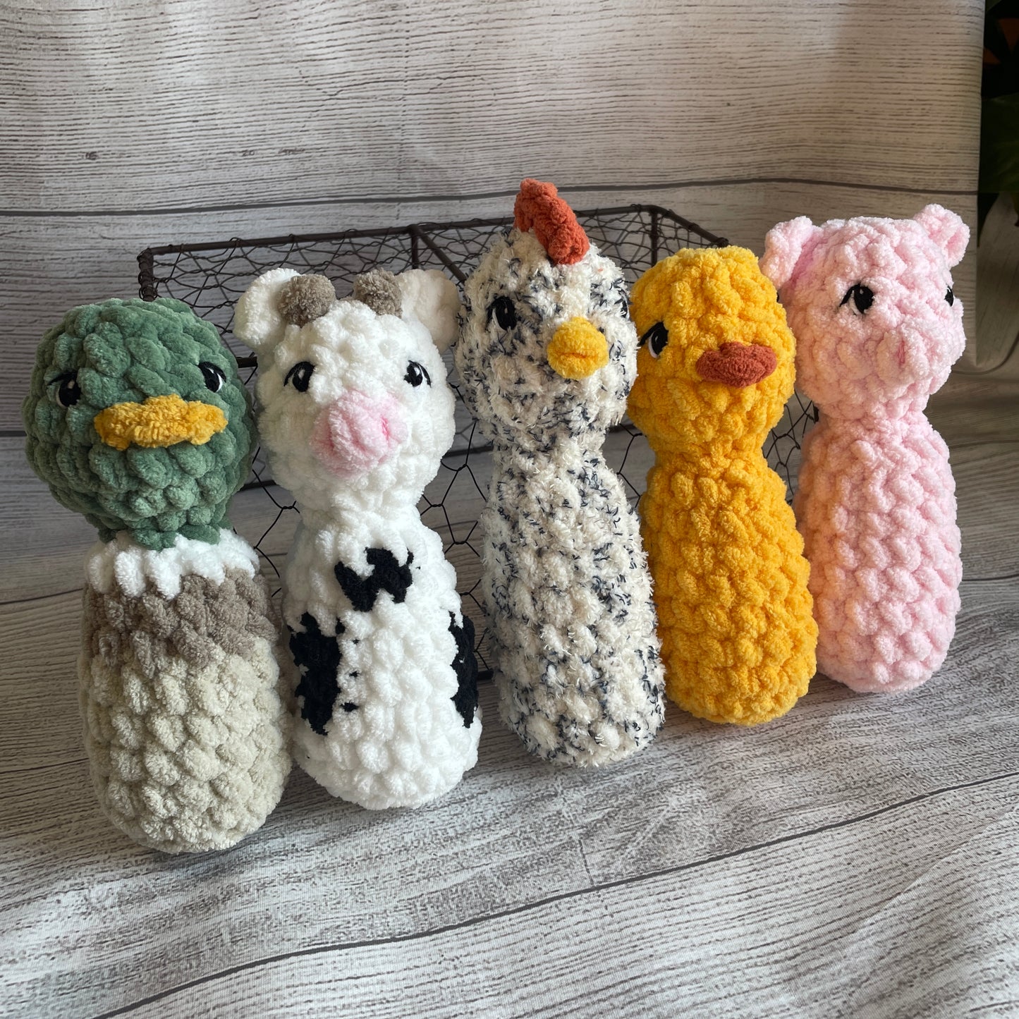 Farm Friends Animal Rattle Toys