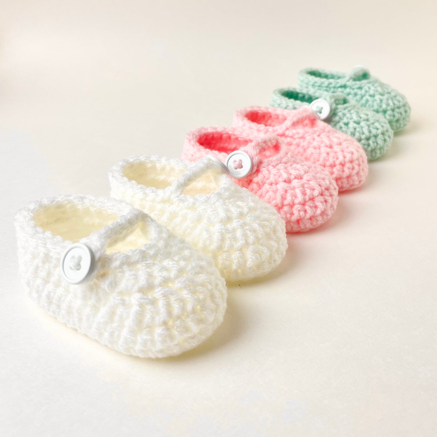 Mary Janes Crochet Pattern (PDF - digital download)