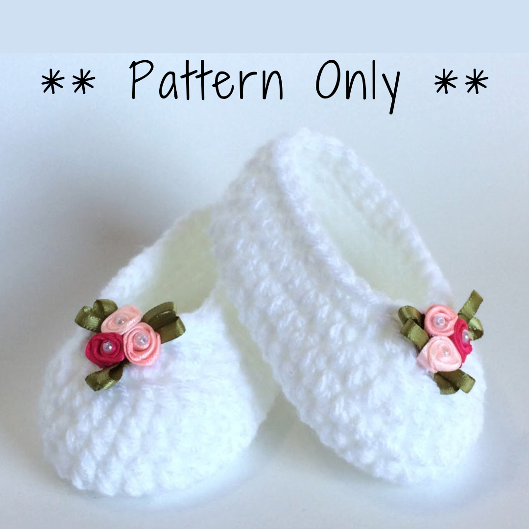Apparatet Grundig Offentliggørelse Sweet Slippers Crochet Pattern (PDF - digital download) – Aunt B's Loops