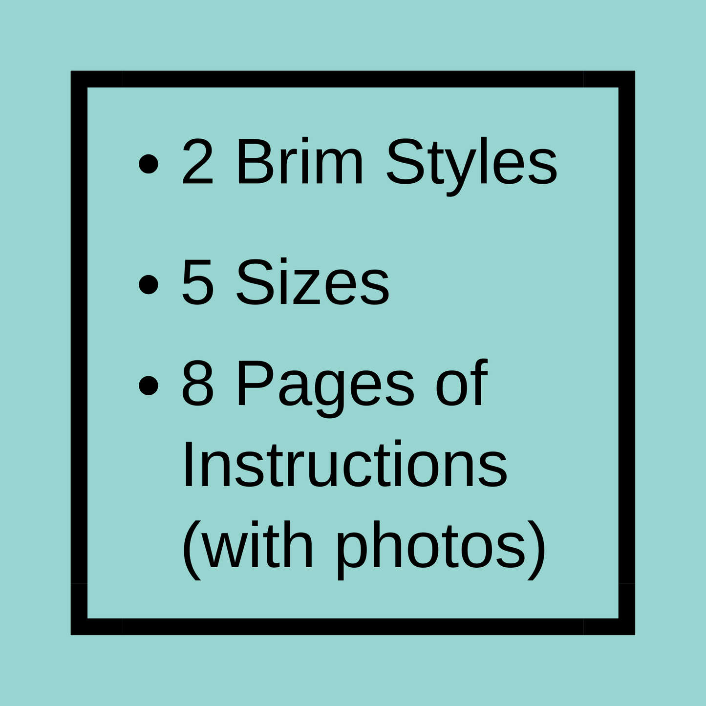 *NEW* Ribbed Brim Baby Beanie Crochet Pattern (PDF - digital download)