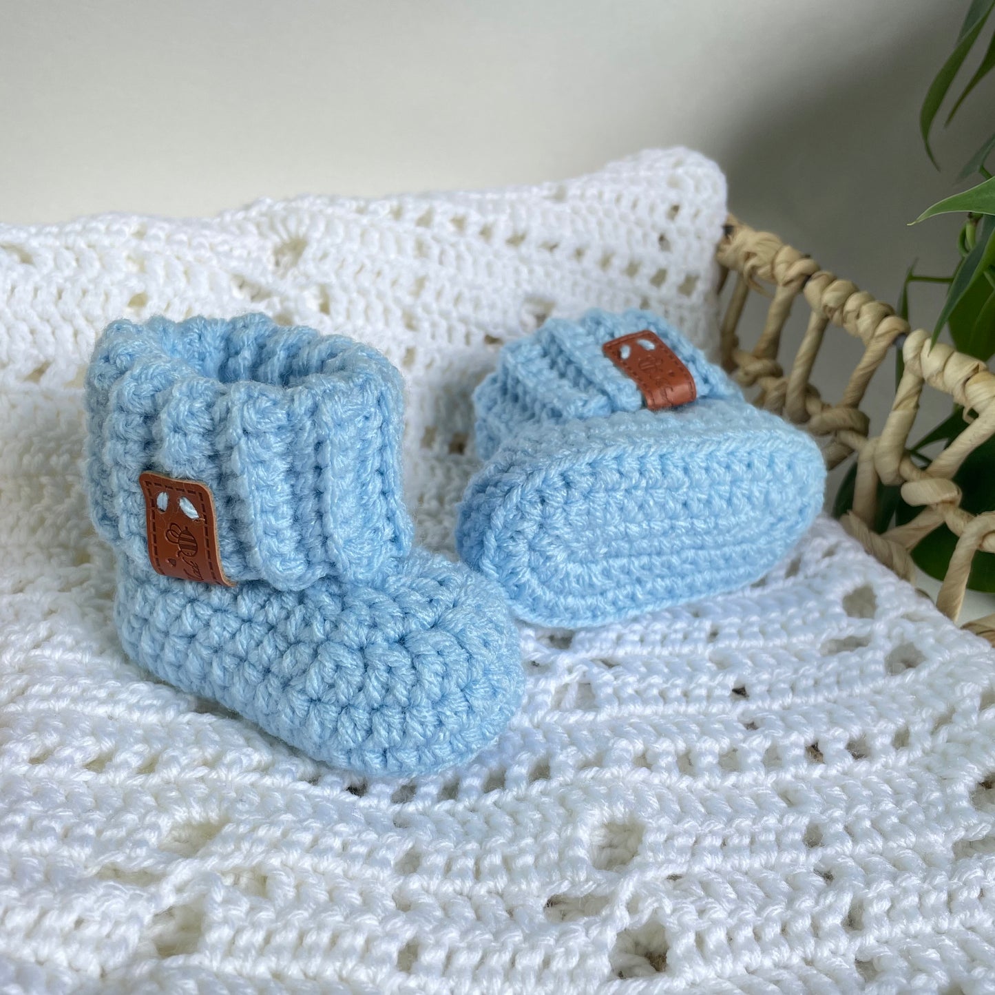 Baby Beanie & Booties Set