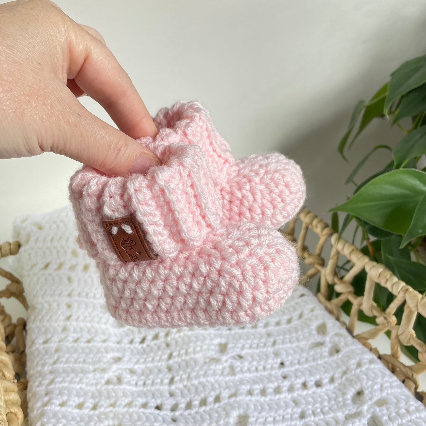 Cuffed Baby Booties