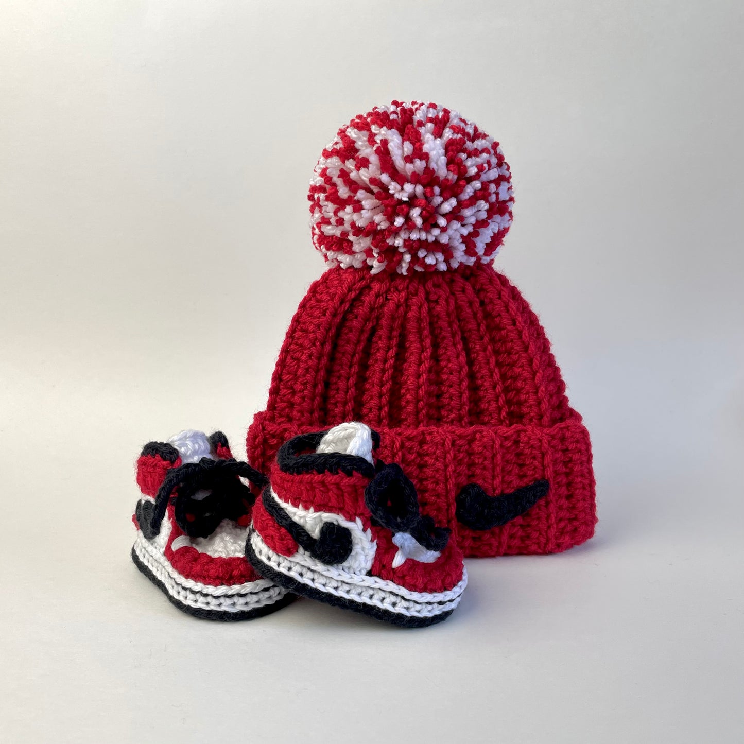 Baby Jordan Hat & Sneaker Set