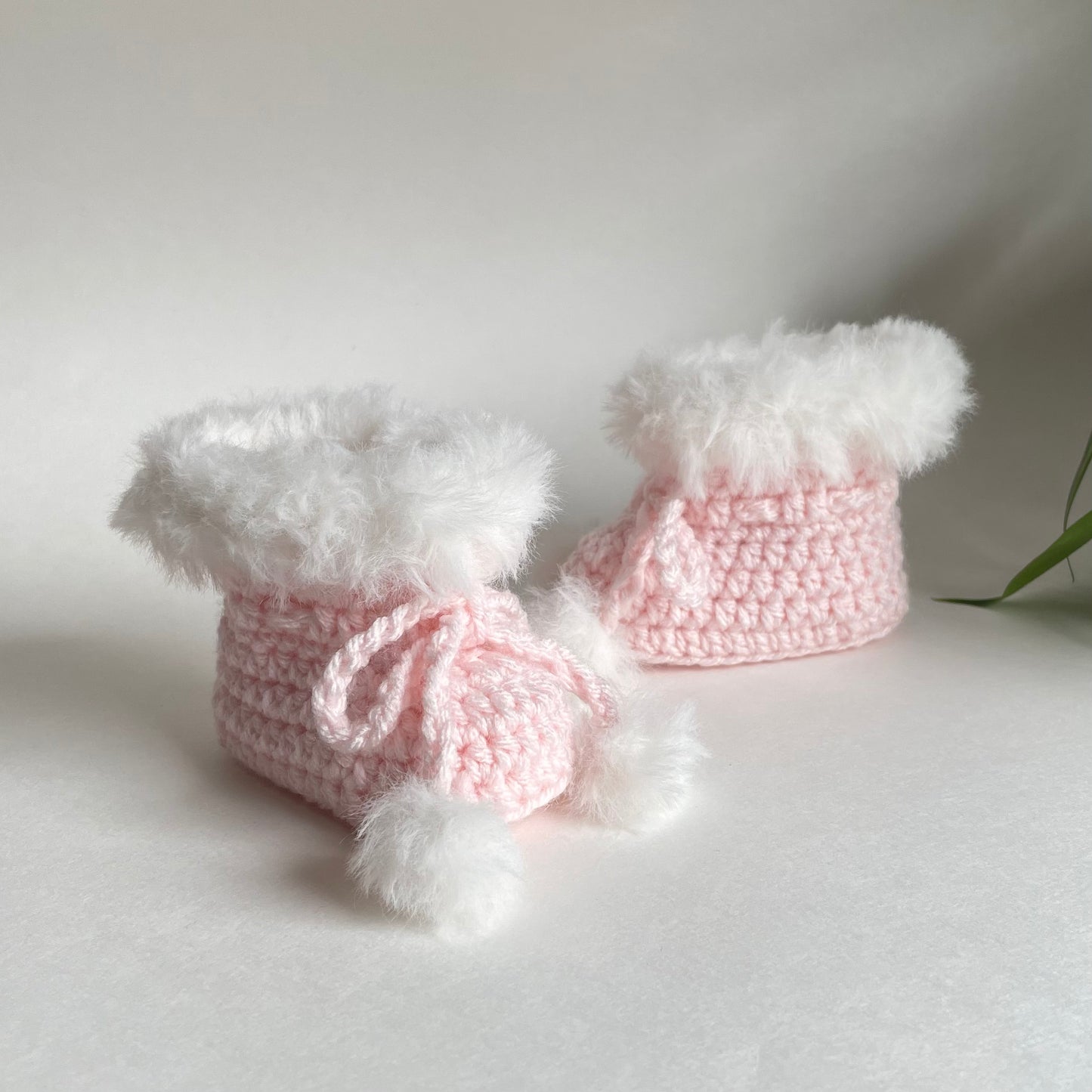 Baby Beanie & Fur Booties Set