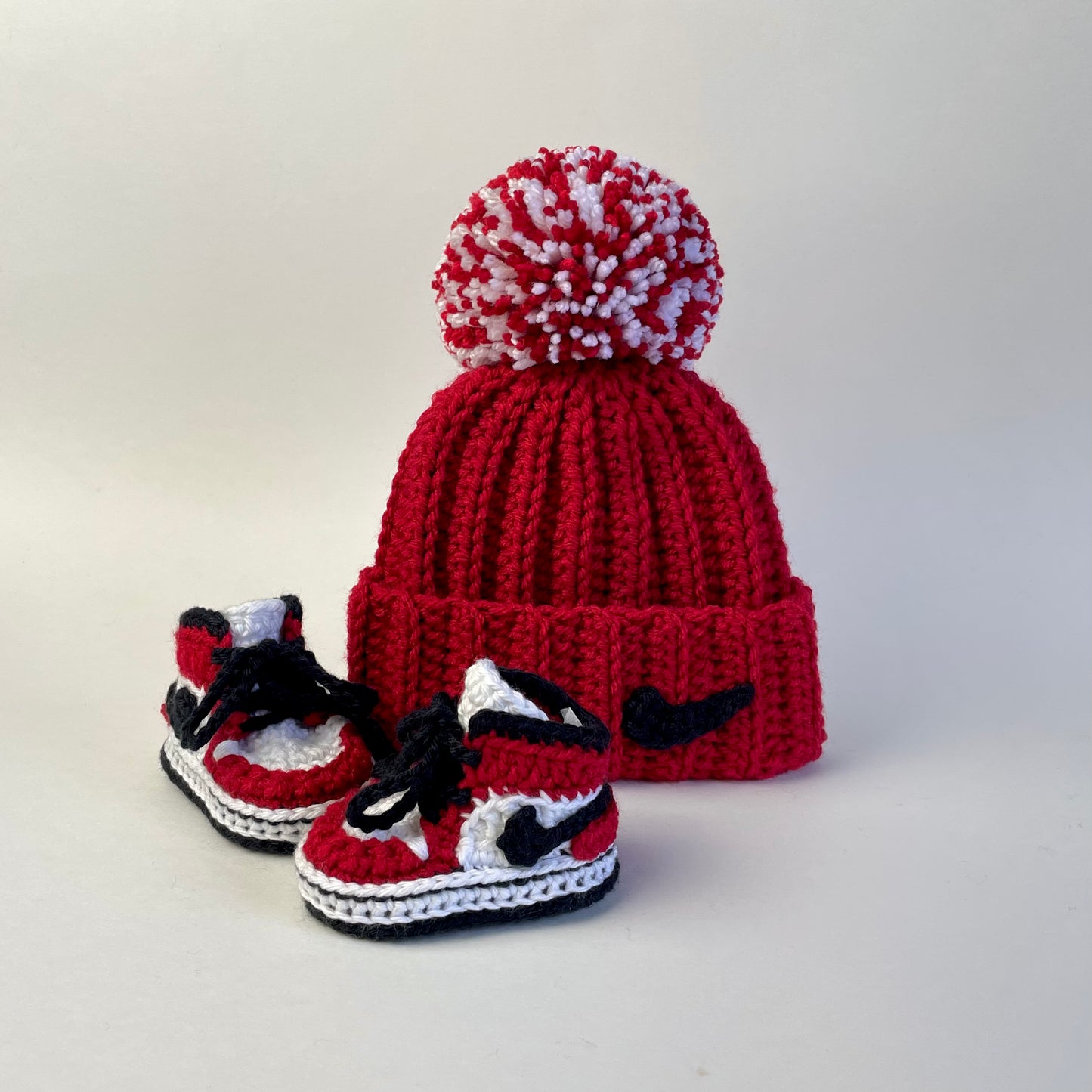 Baby Jordan Hat & Sneaker Set