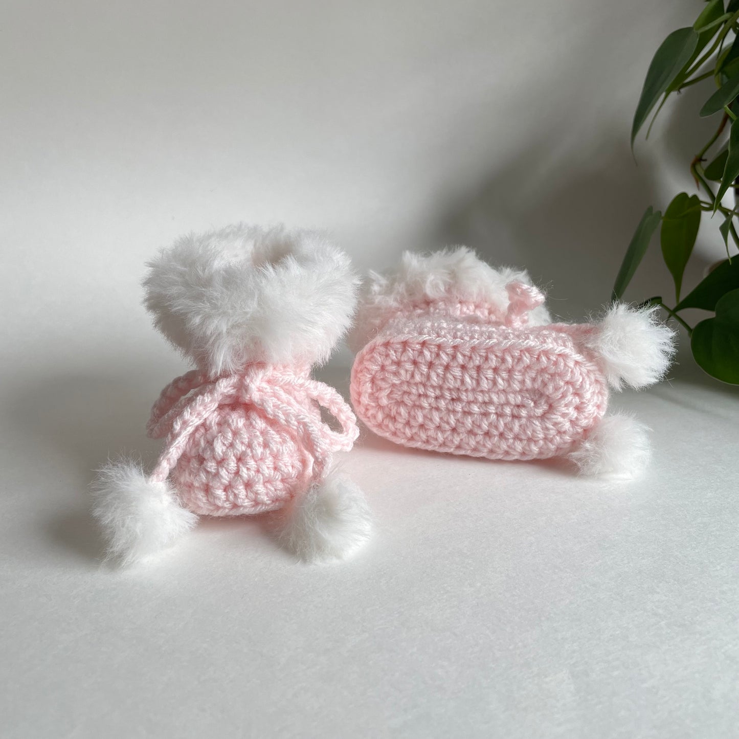 Baby Beanie & Fur Booties Set