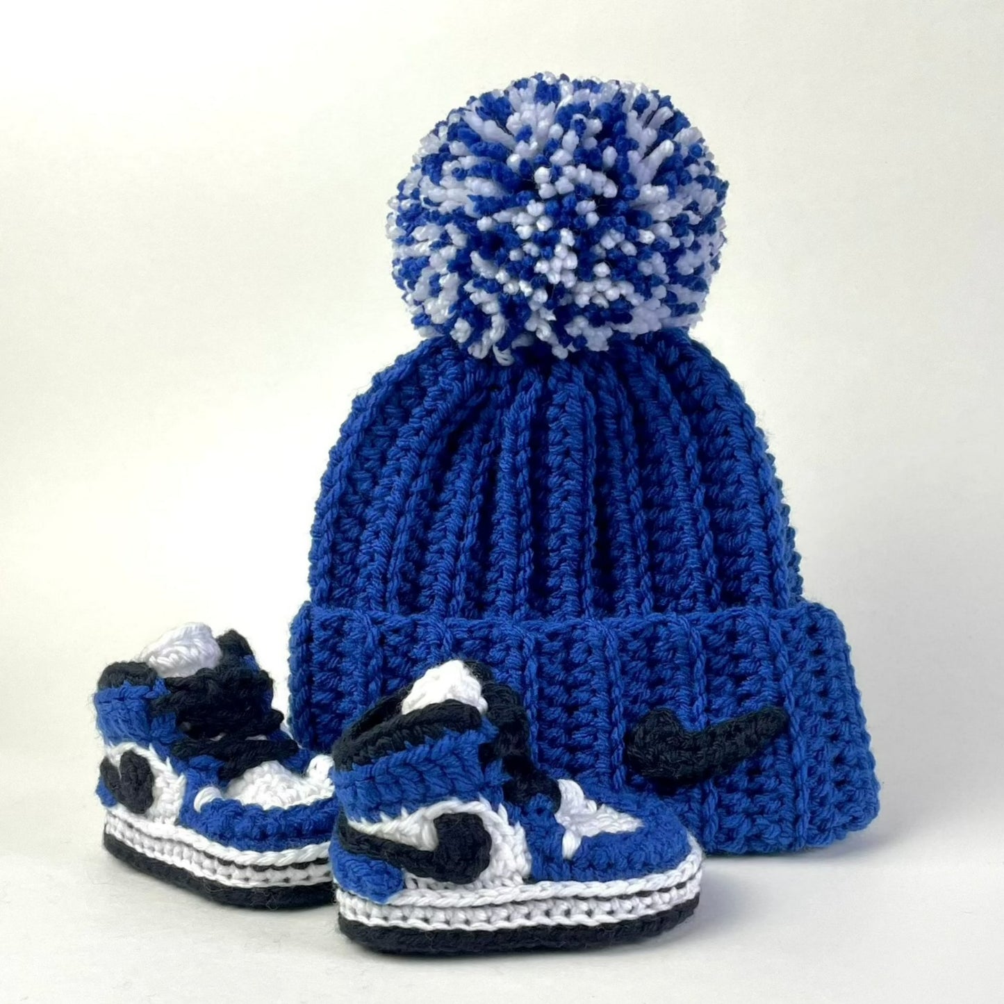 Baby Jordan Hat & Sneaker Set