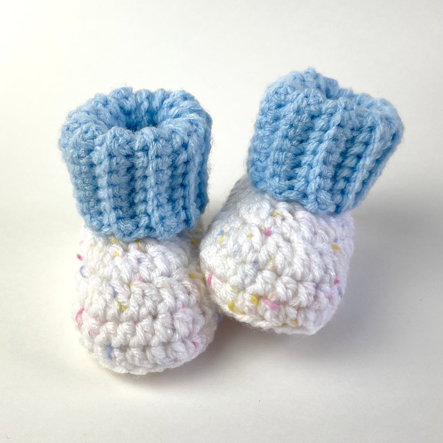 *NEW* Ribbed Cuff Baby Booties Crochet Pattern (PDF - digital download)