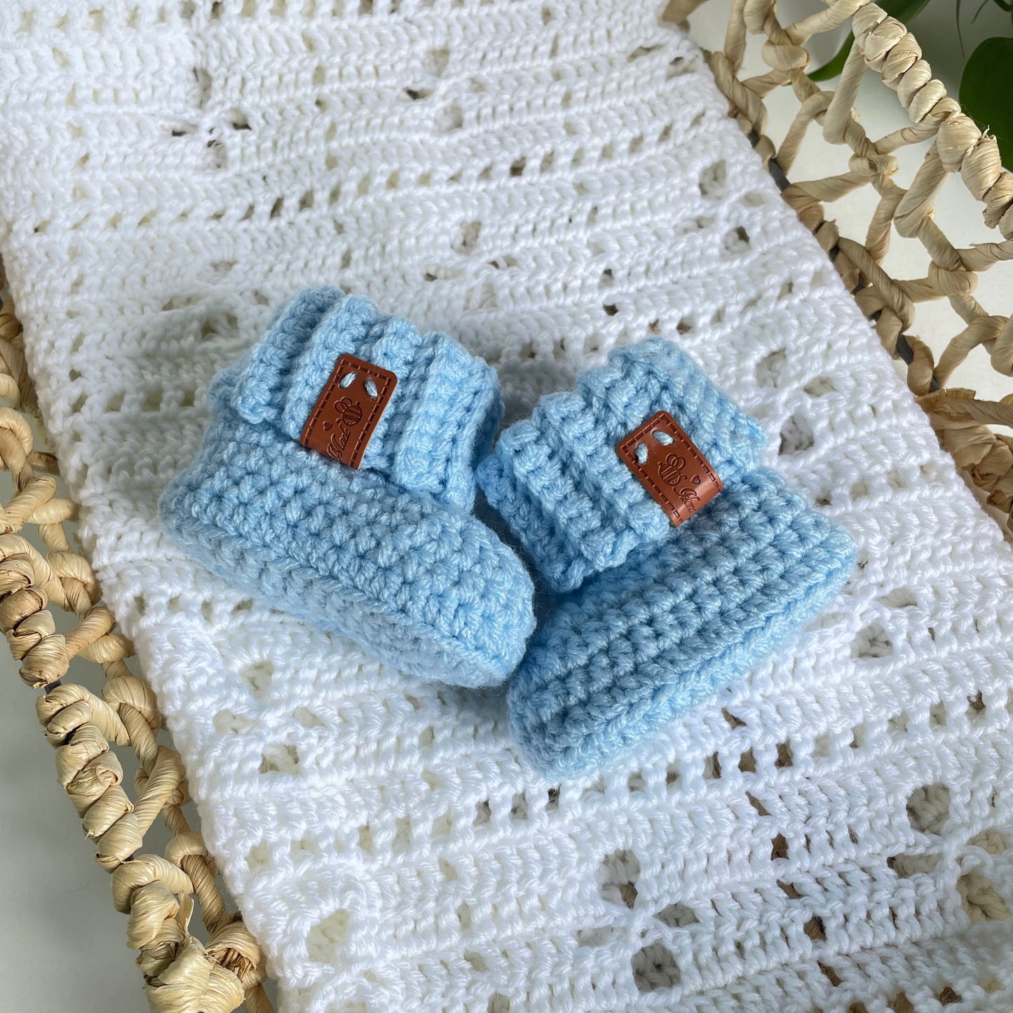Baby Beanie & Booties Set