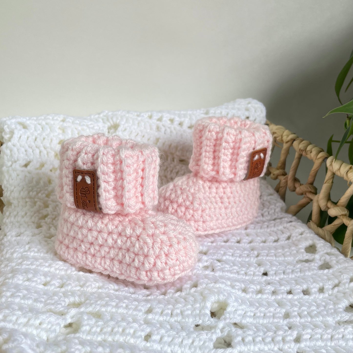 Cuffed Baby Booties