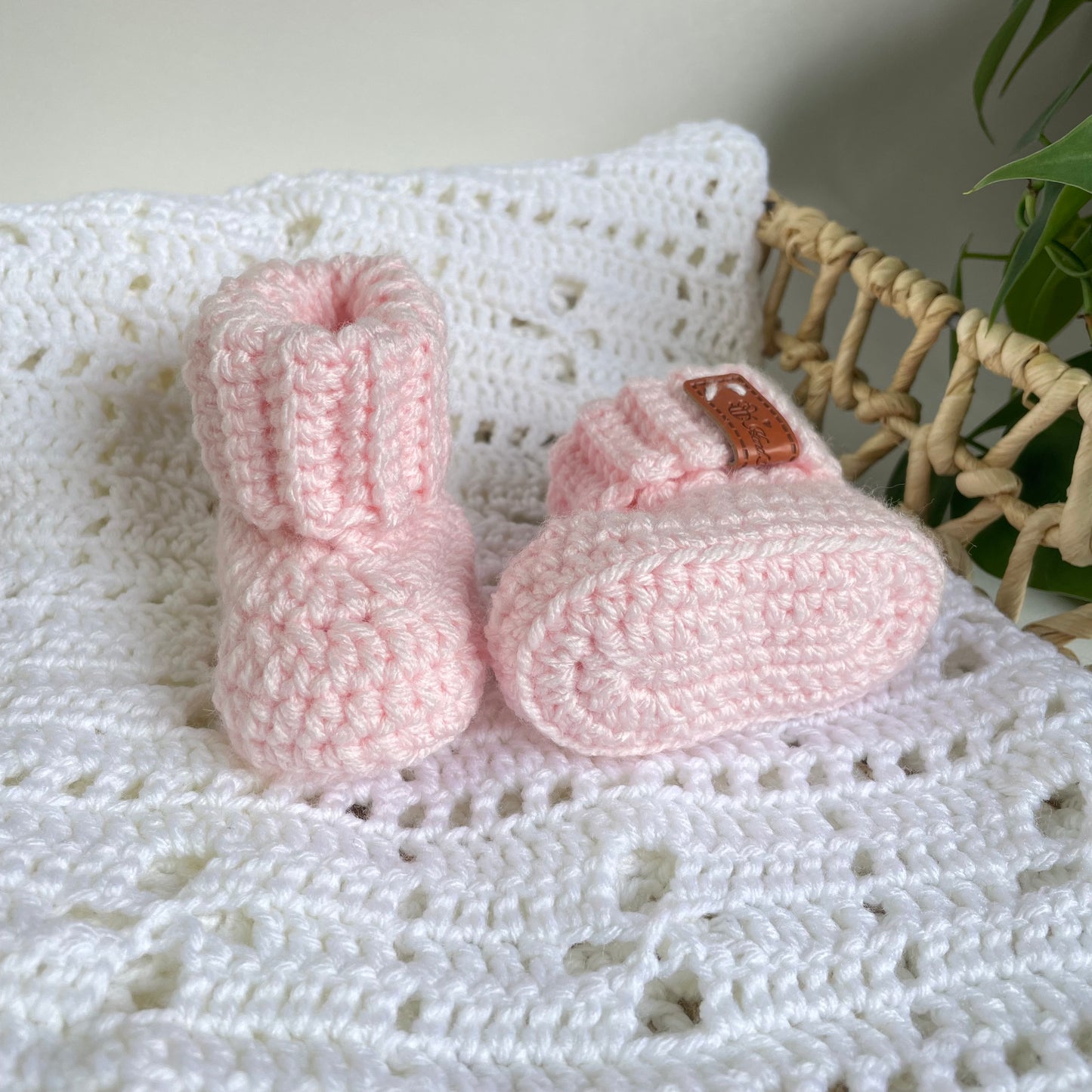 Cuffed Baby Booties