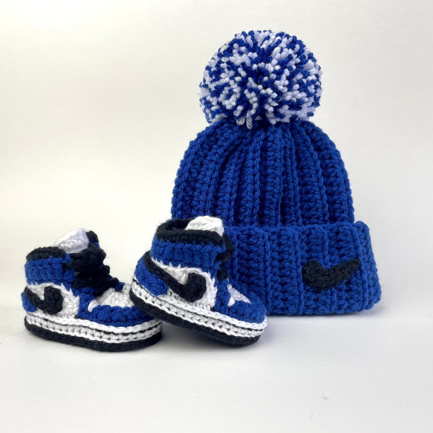 Baby Jordan Hat & Sneaker Set