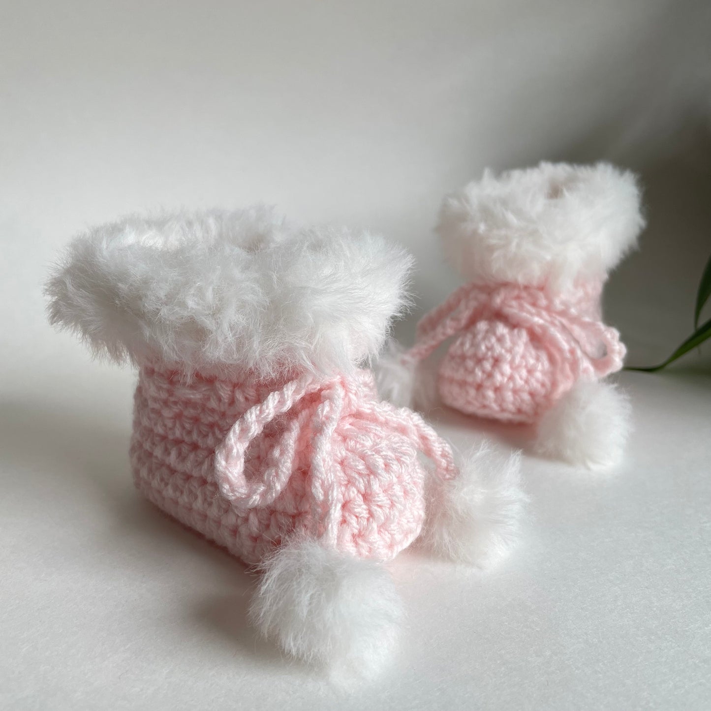 Baby Beanie & Fur Booties Set