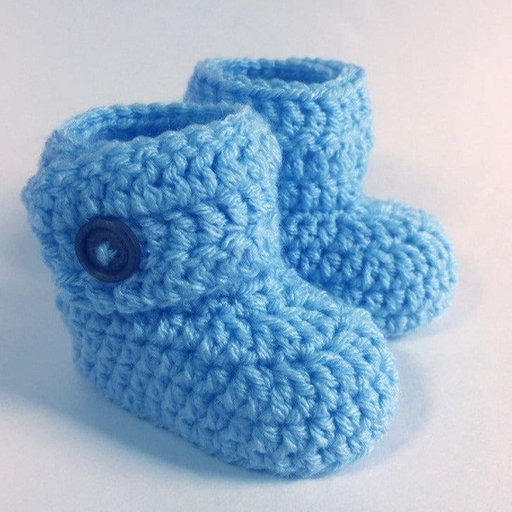 Wrapped Baby Booties Crochet Pattern (PDF - digital download)