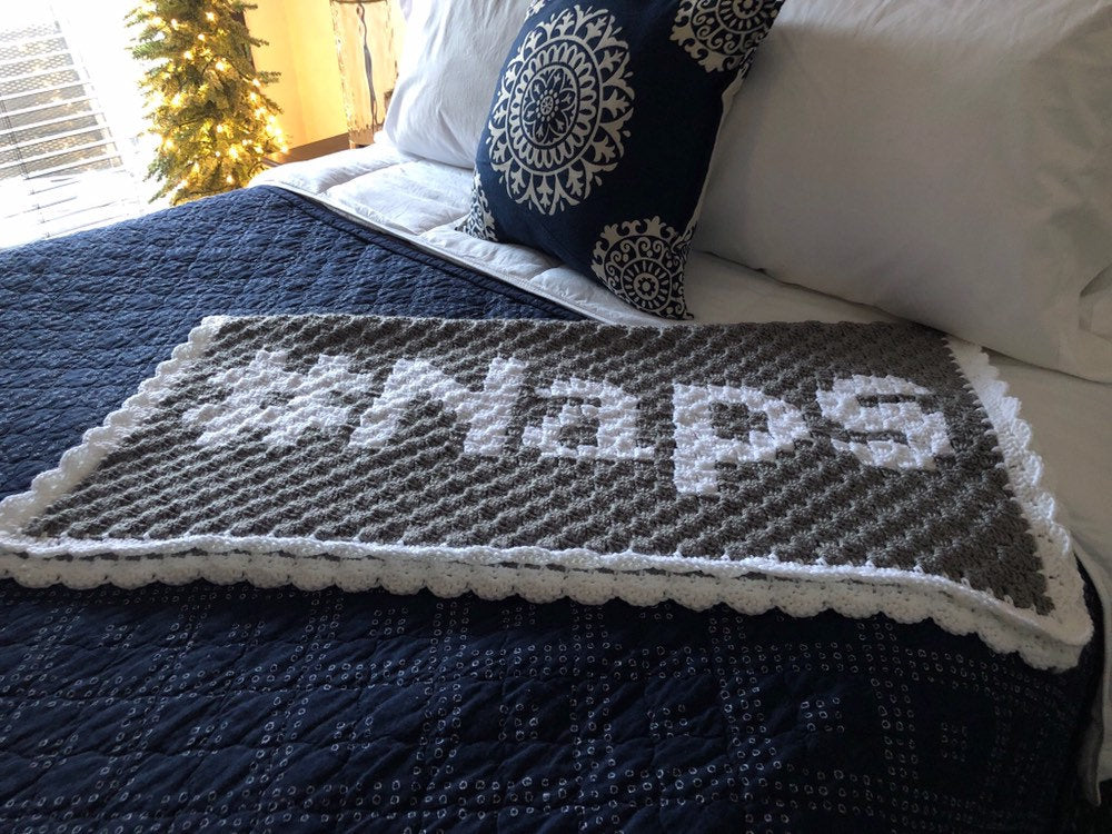 #Naps Crochet Throw