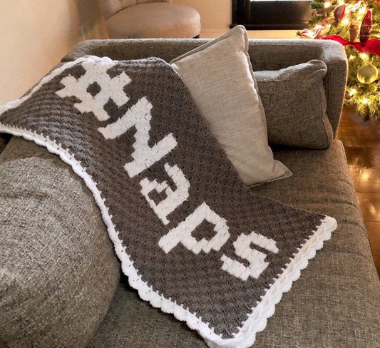 #Naps Crochet Throw