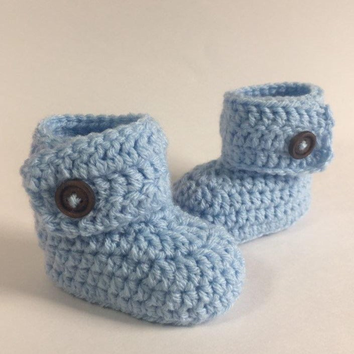 Wrapped Baby Booties Crochet Pattern (PDF digital download)