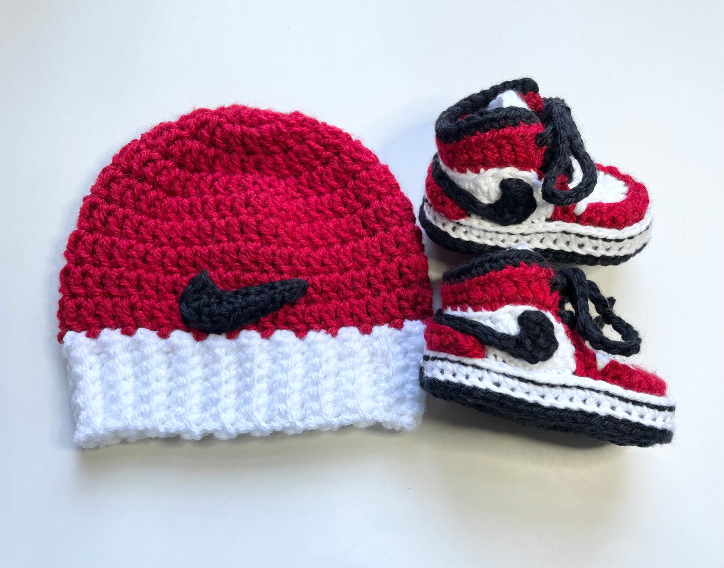 Baby Jordan Hat & Sneaker Set