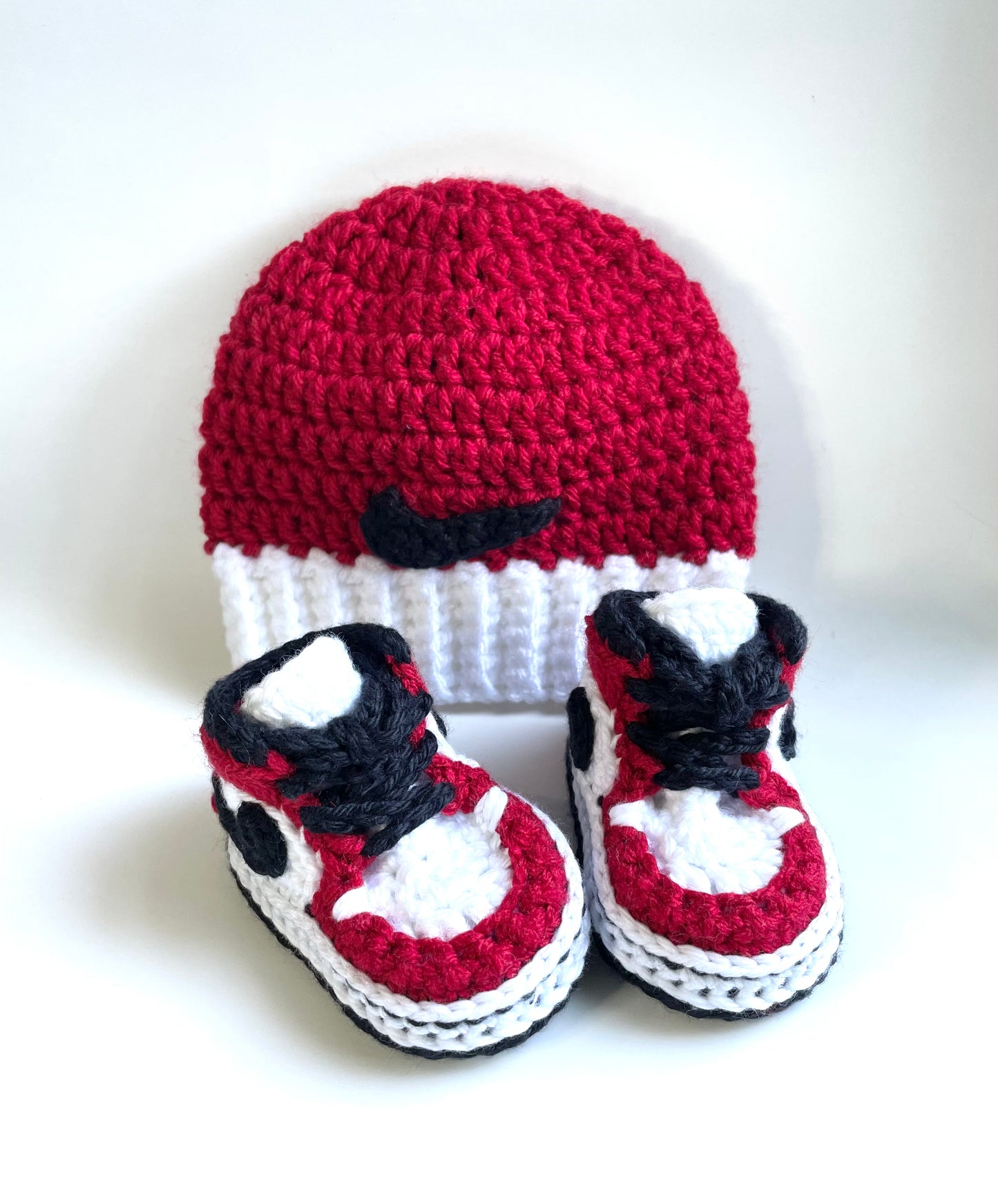 Baby Jordan Hat & Sneaker Set