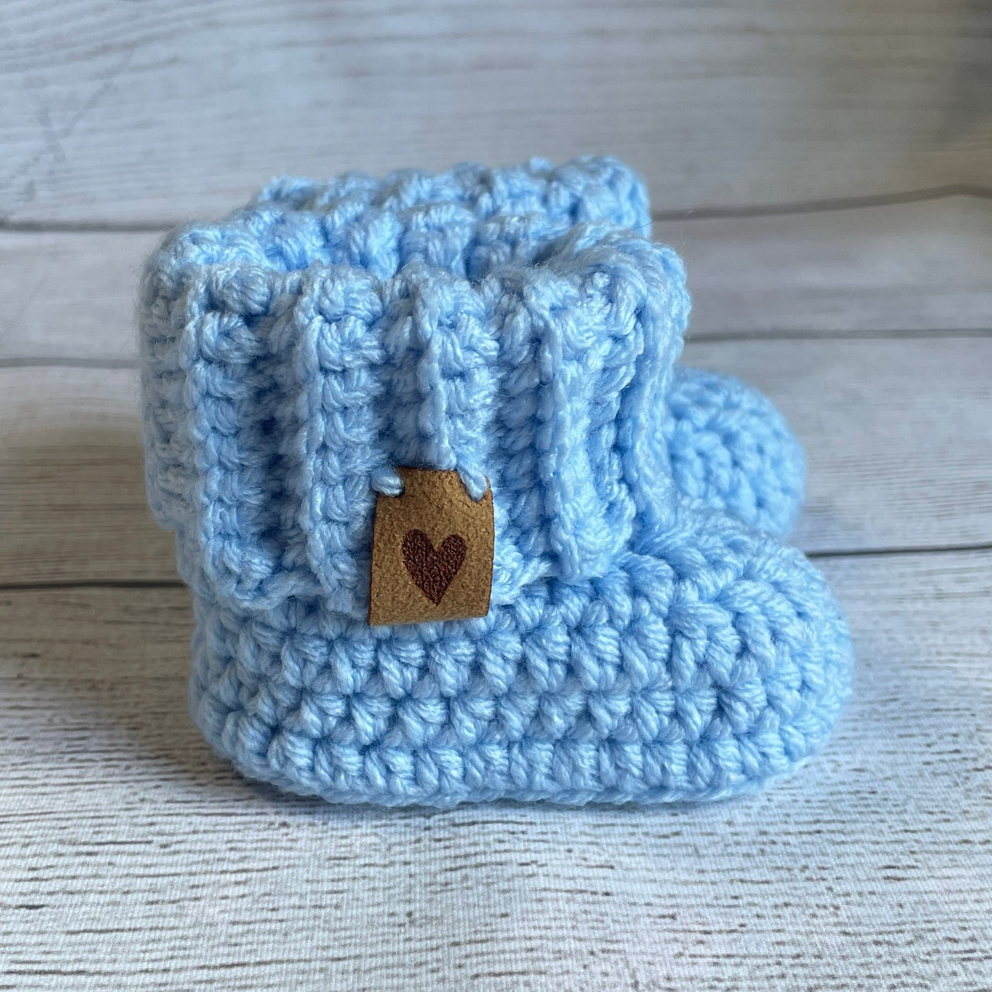 Cuffed Baby Booties