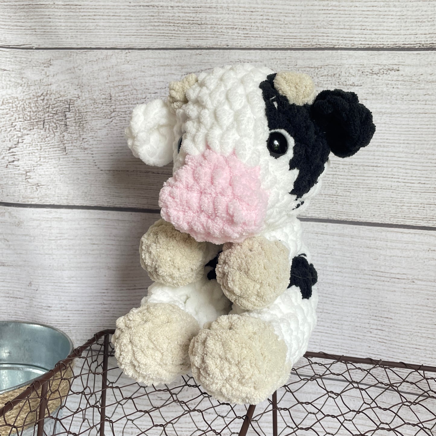 Baby Cow Snuggler Plushie Toy