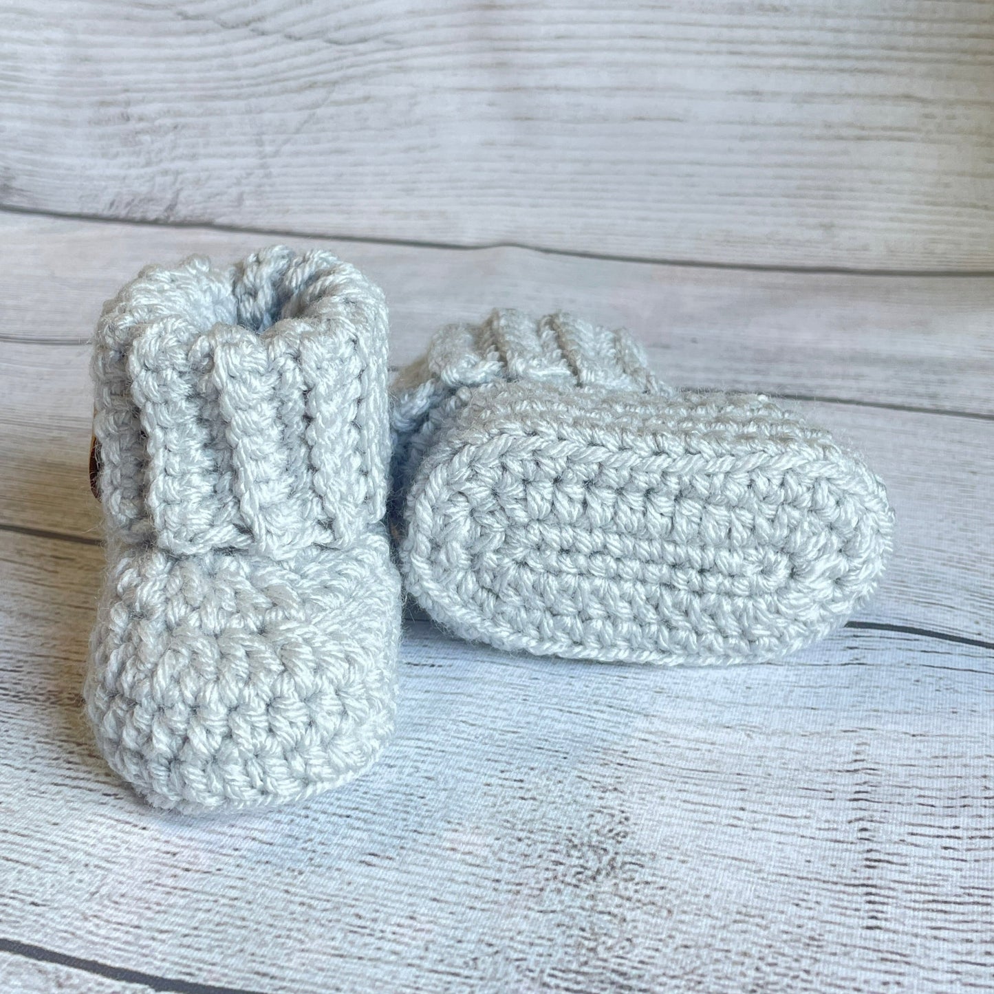 Cuffed Baby Booties