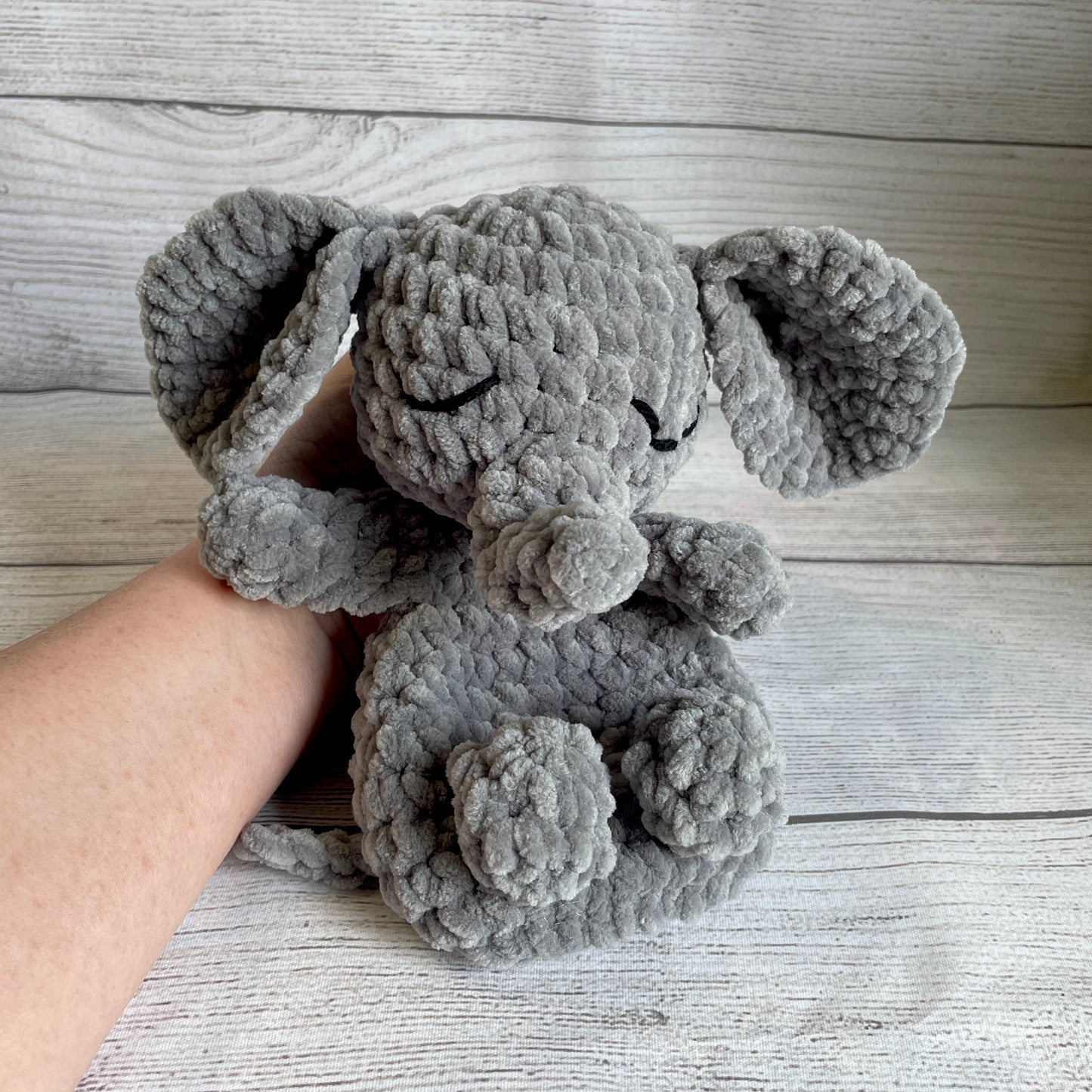 Baby Elephant Snuggler Plushie Toy