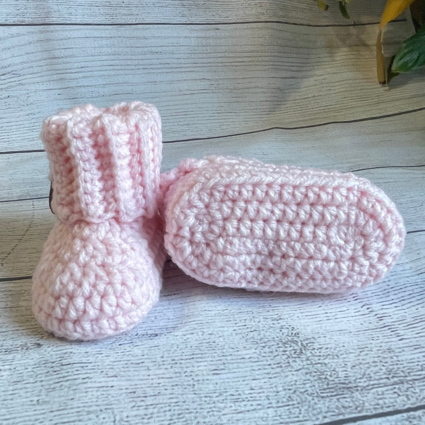 Cuffed Baby Booties