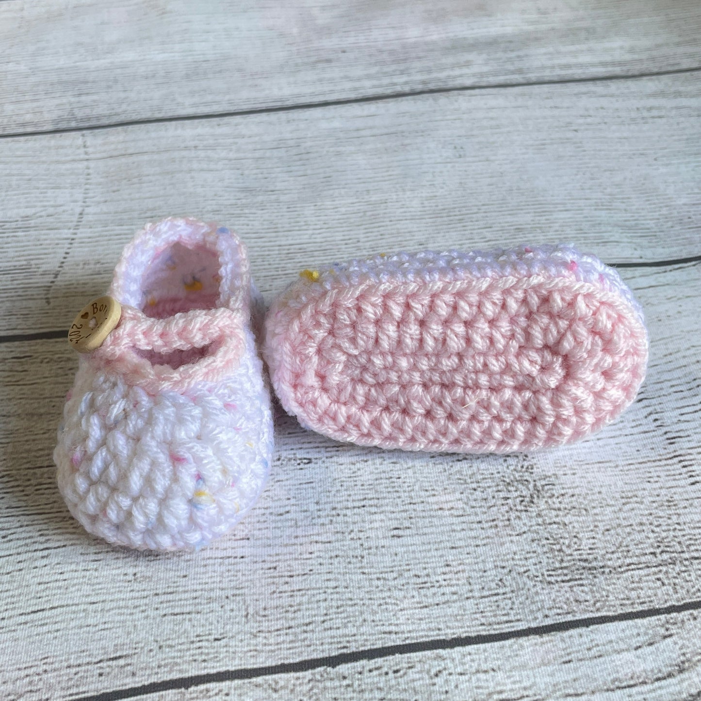 Born in 2024 - Button Booties (Clearance!)