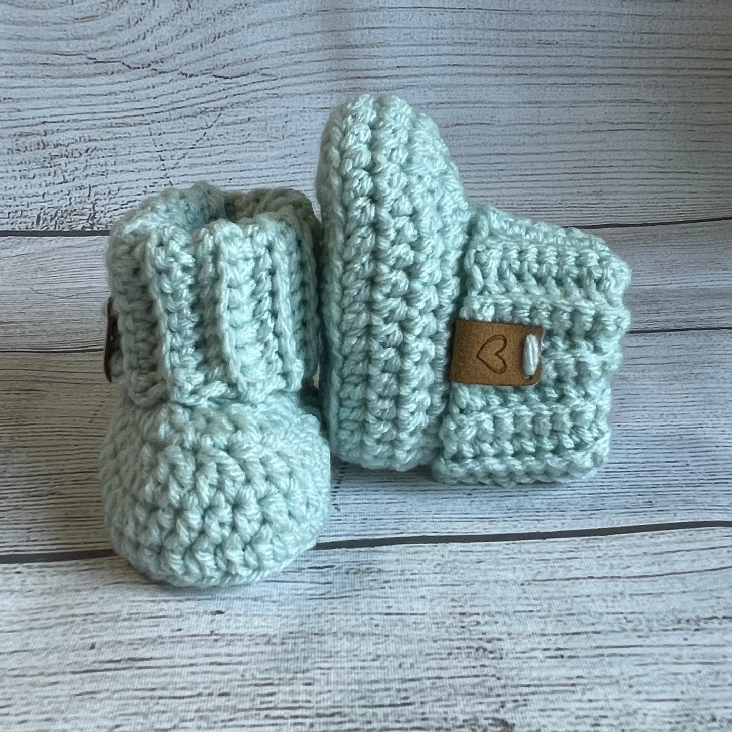 Cuffed Baby Booties