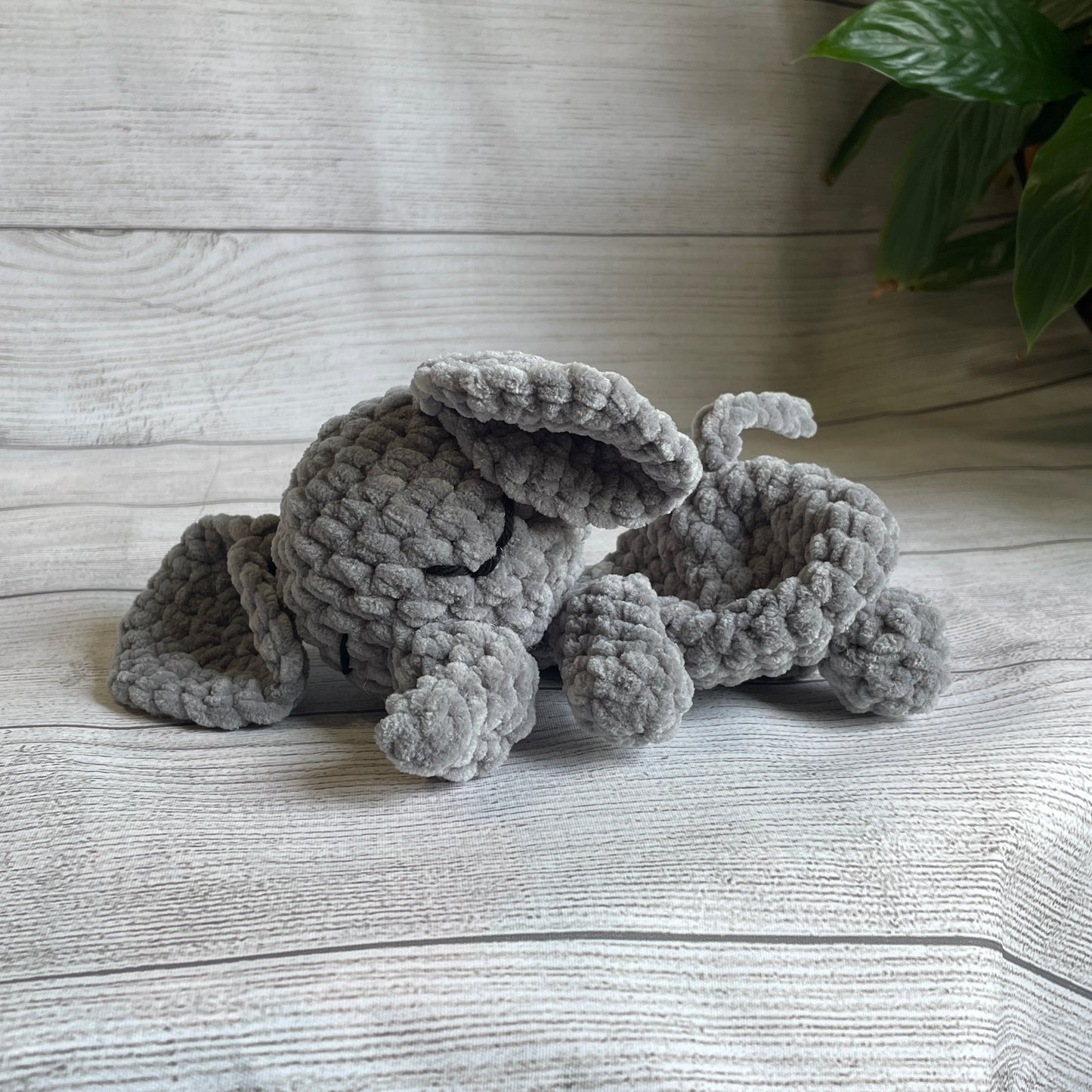 Baby Elephant Snuggler Plushie Toy