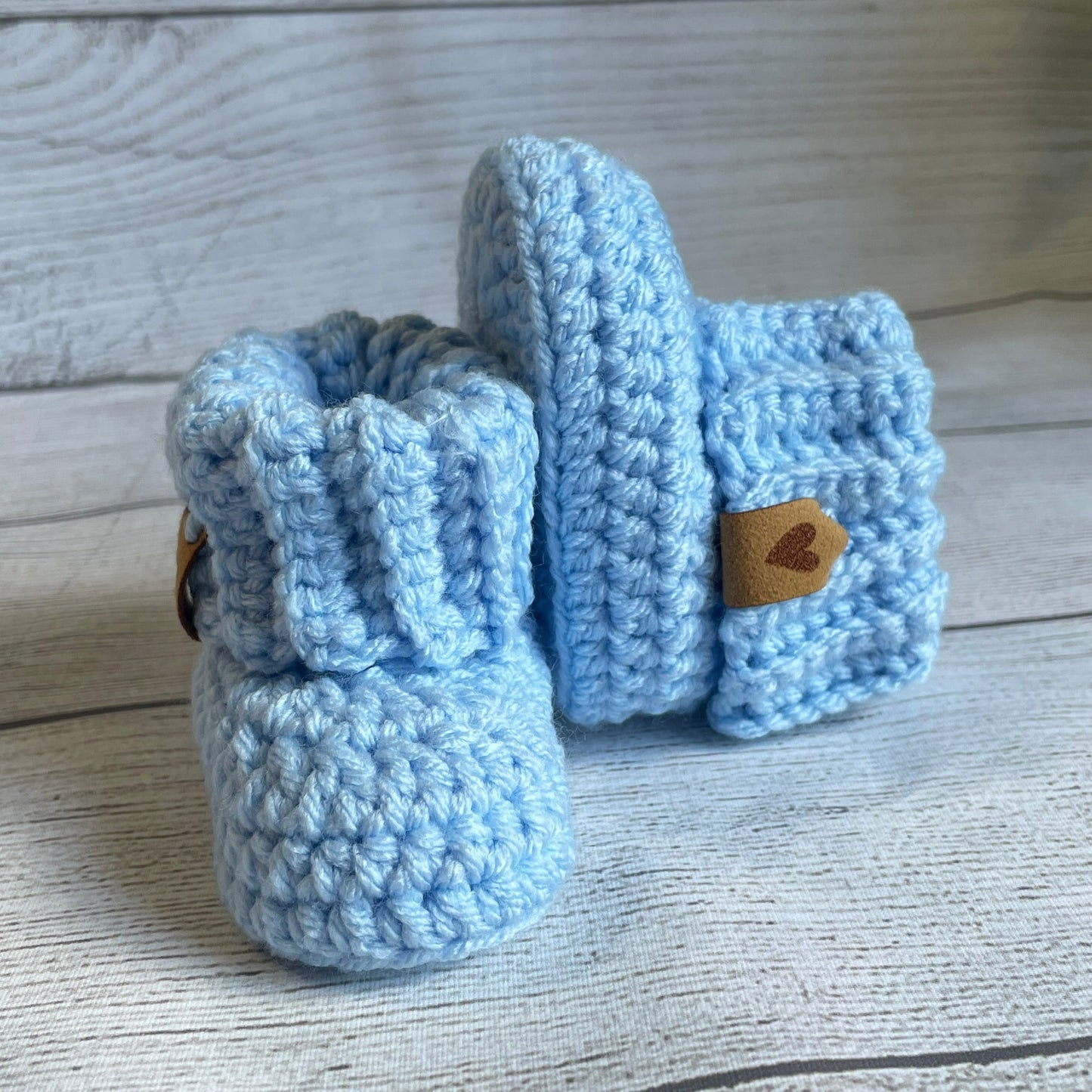 Cuffed Baby Booties