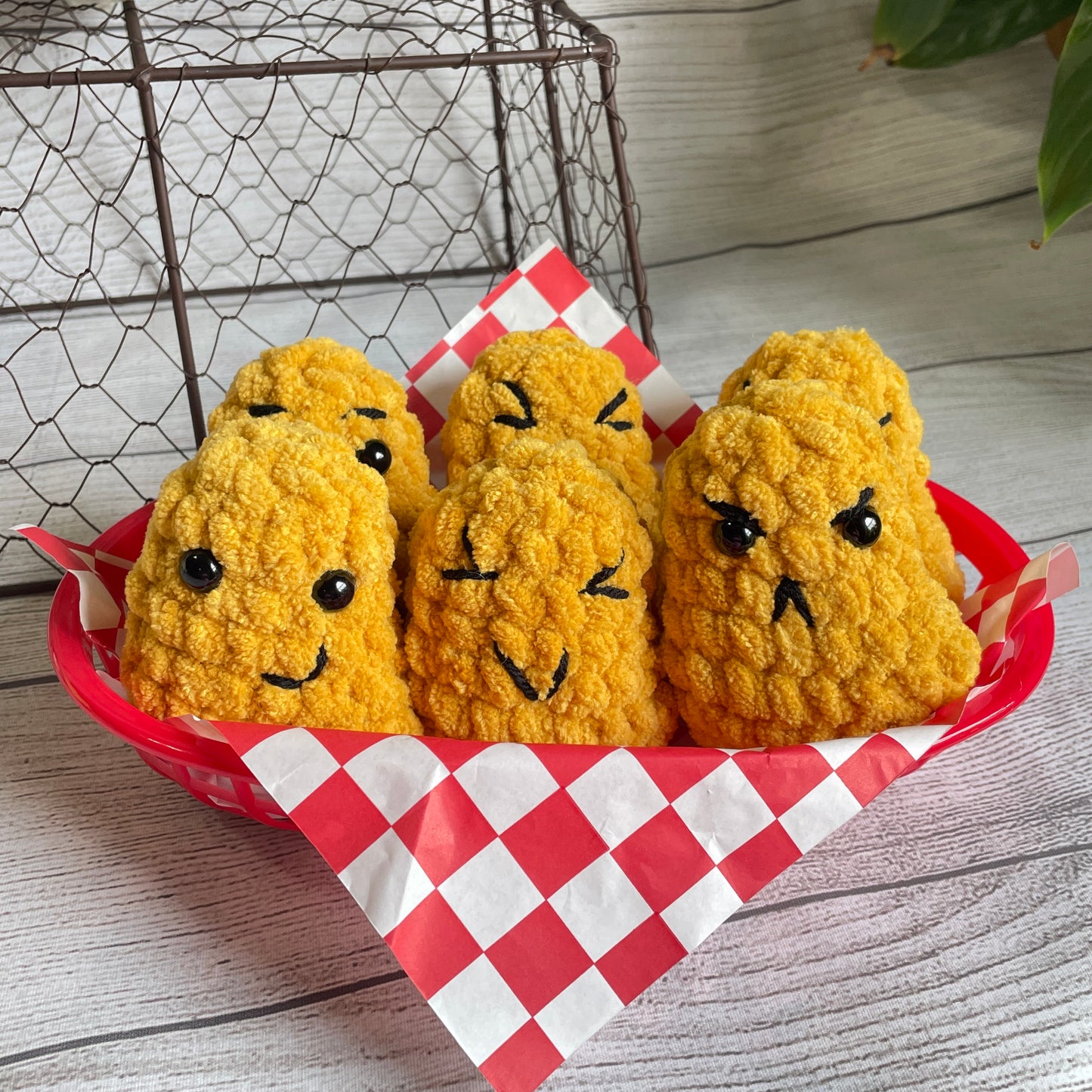 Chicken Nugget Plushie Toy Set