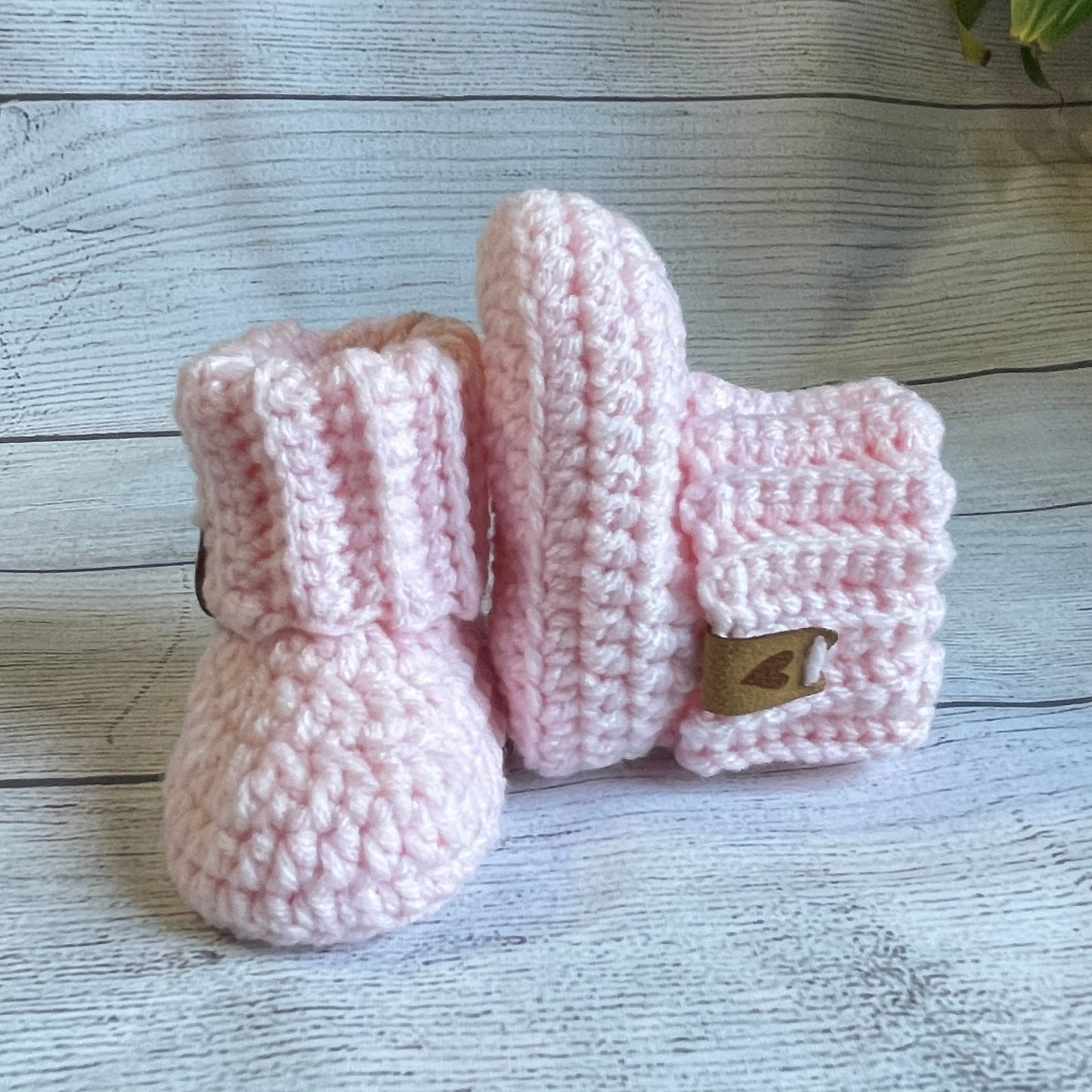 Cuffed Baby Booties