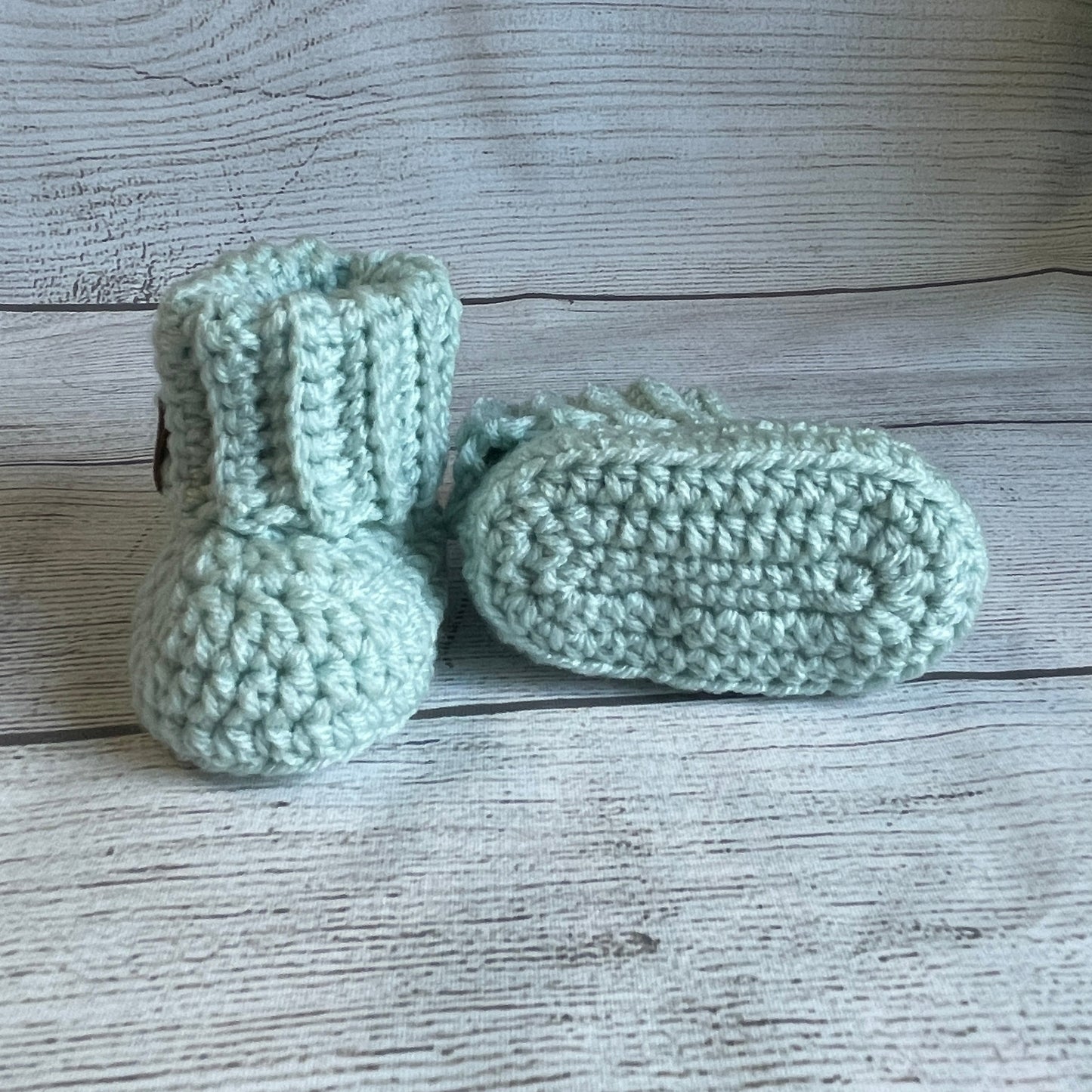 Cuffed Baby Booties