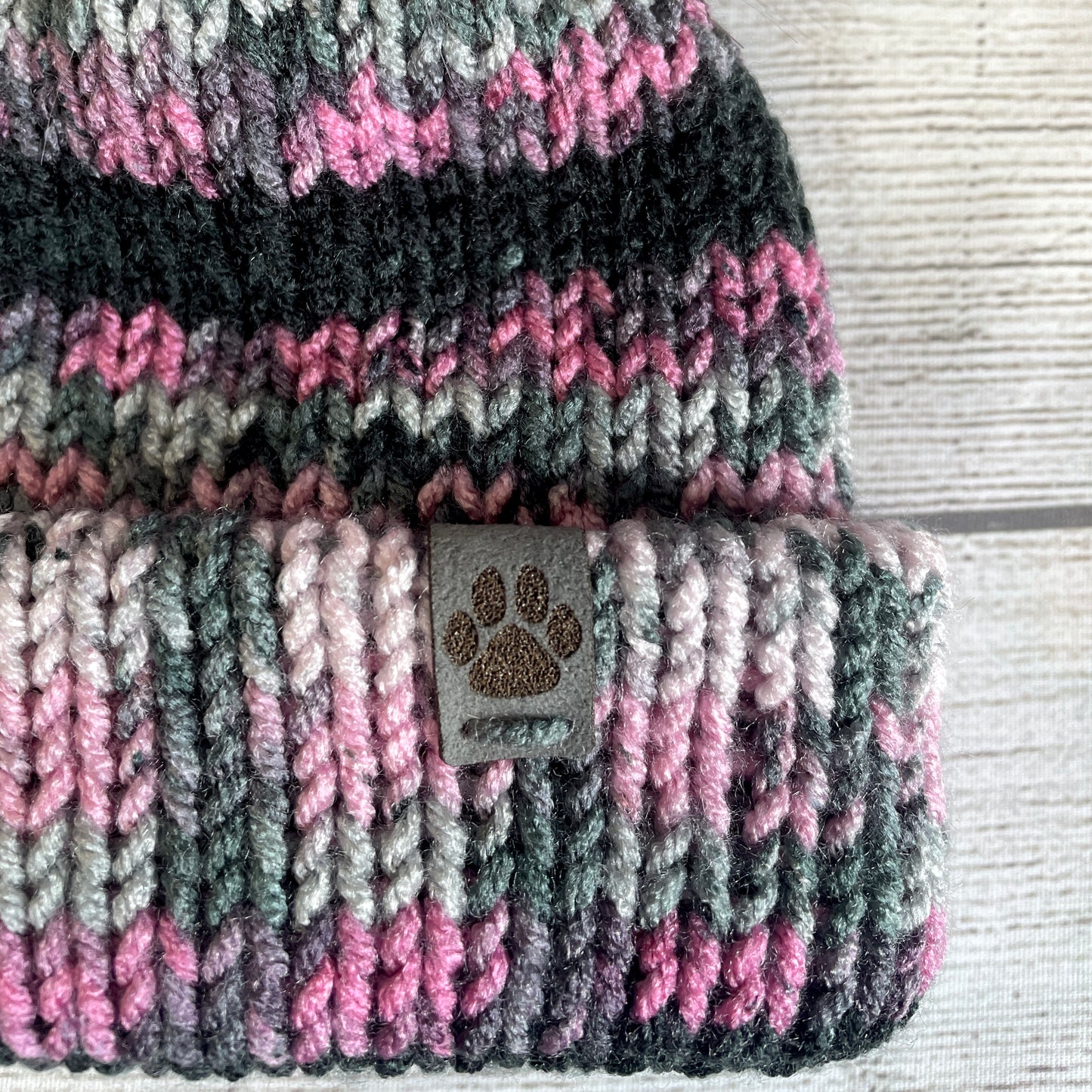 Pink Camo Baby Hat & Bootie Set