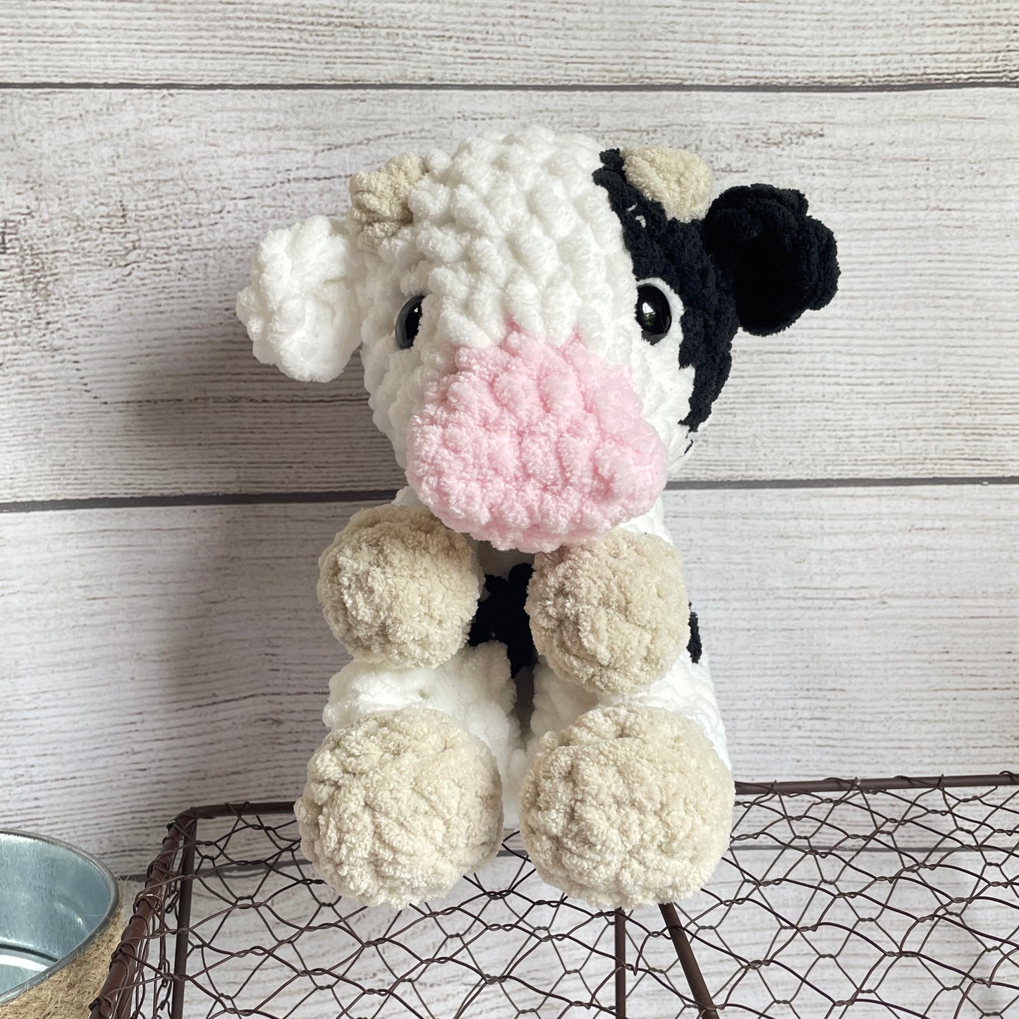 Baby Cow Snuggler Plushie Toy