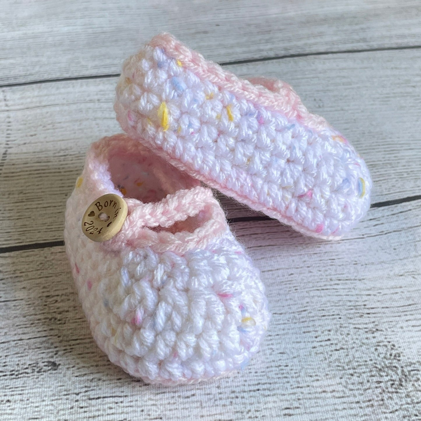 Born in 2024 - Button Booties (Clearance!)