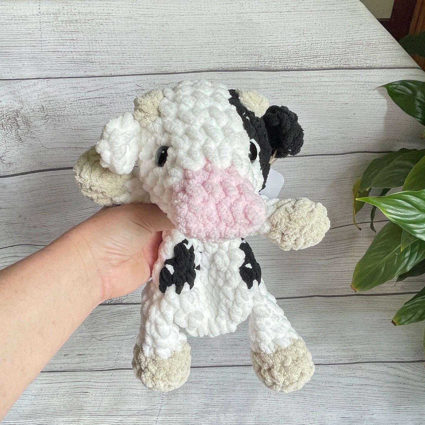 Baby Cow Snuggler Plushie Toy