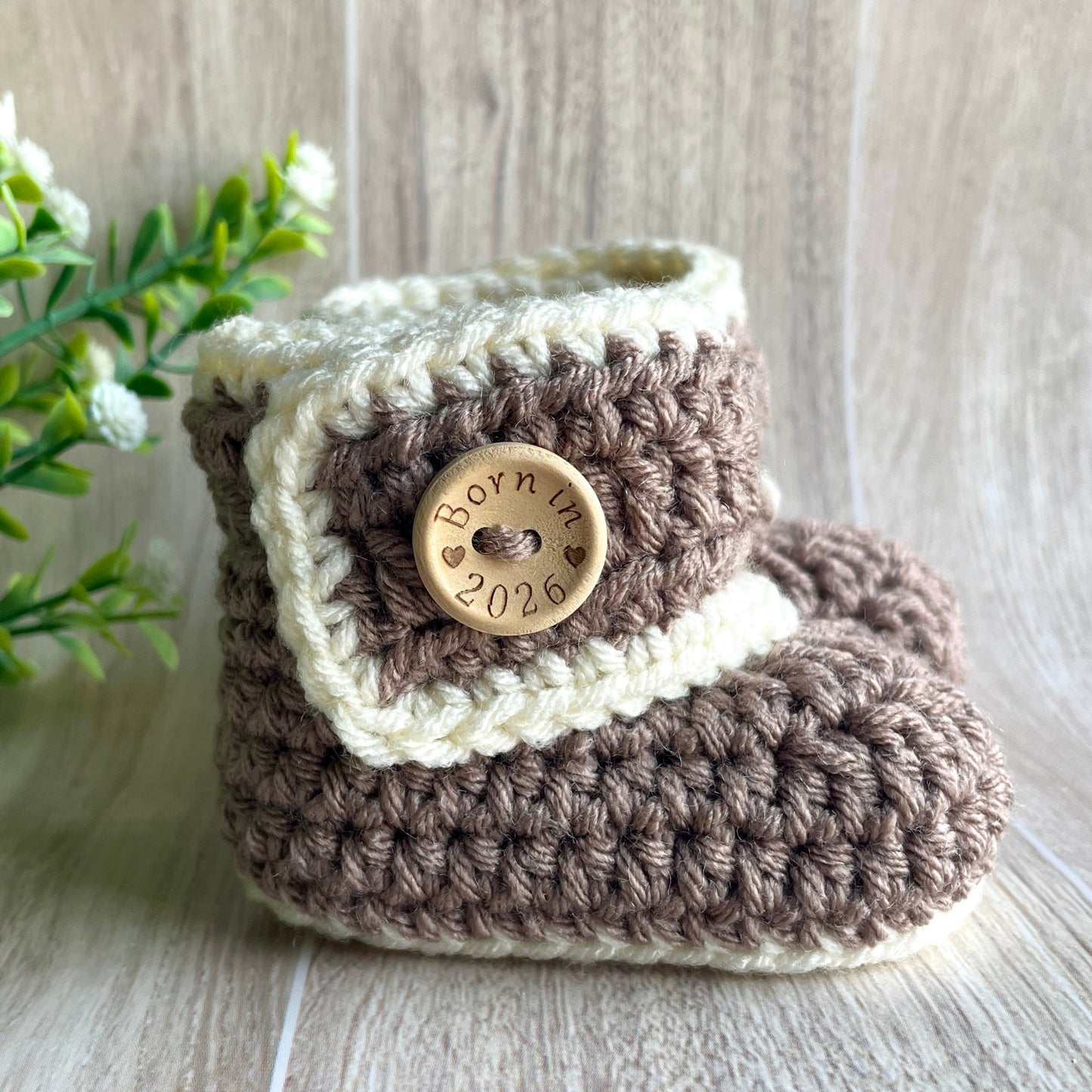 Born in 2026 (2025) Button Booties