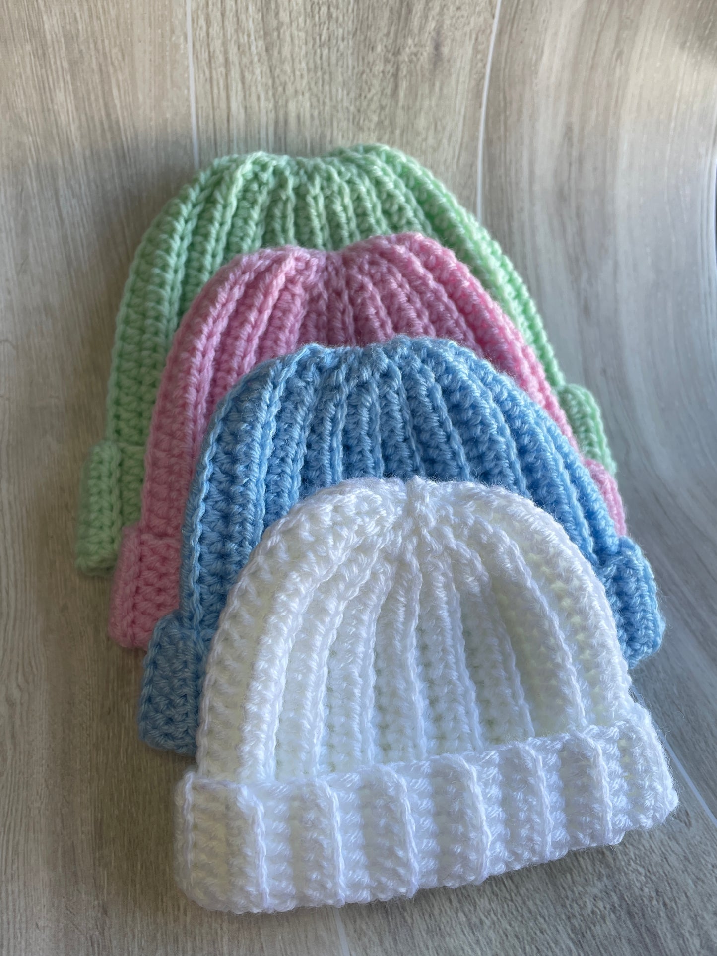 Mattie Preemie Beanie Crochet Pattern (PDF - digital download)