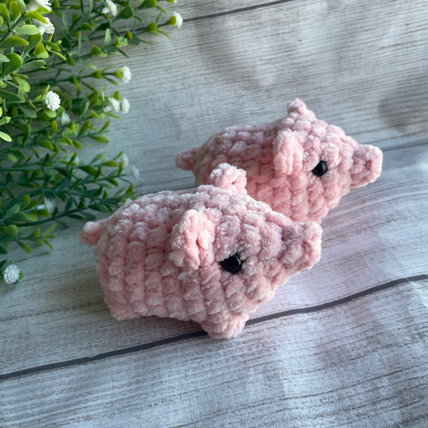 Crochet Piglet Plushie