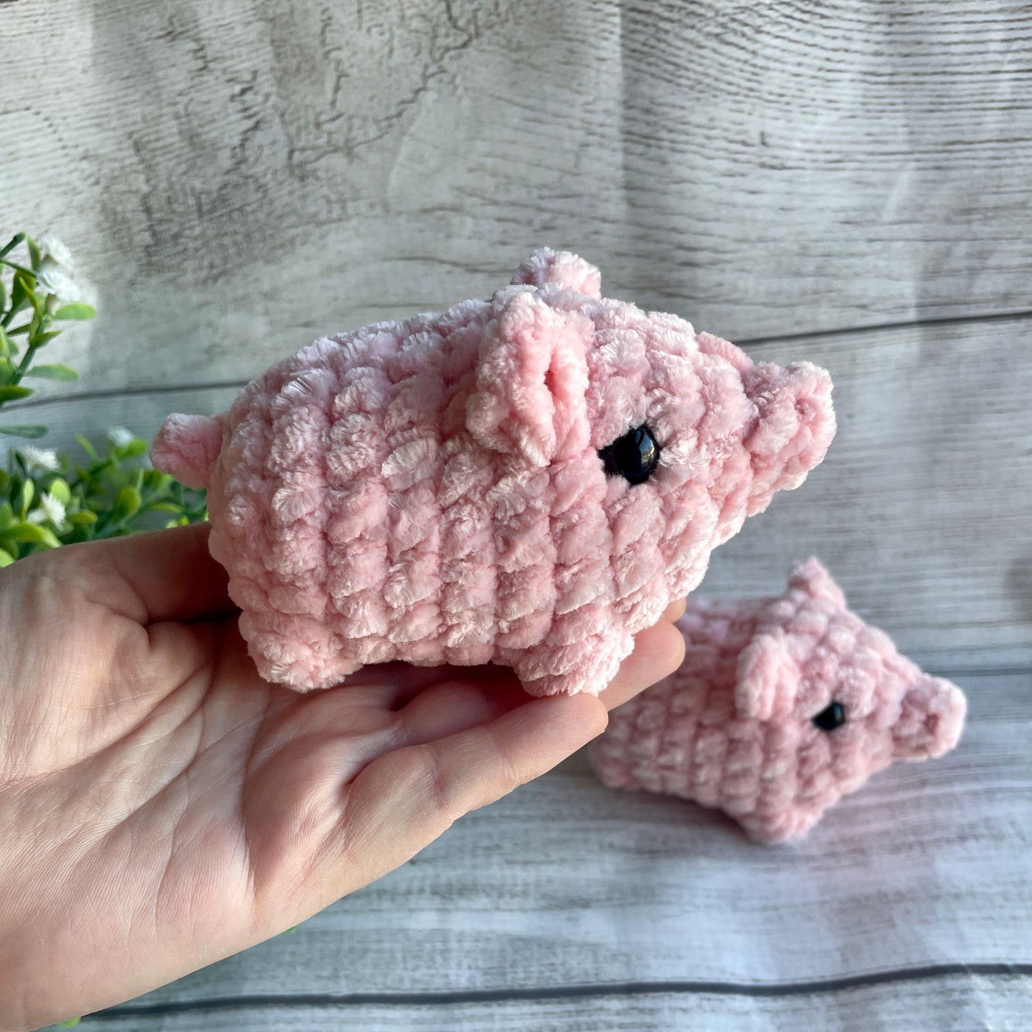 Crochet Piglet Plushie
