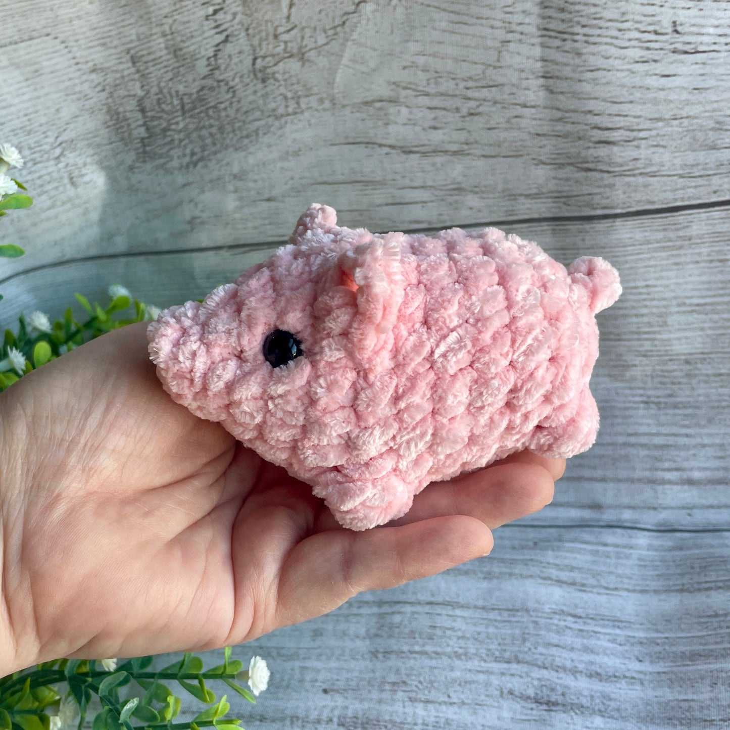 Crochet Piglet Plushie