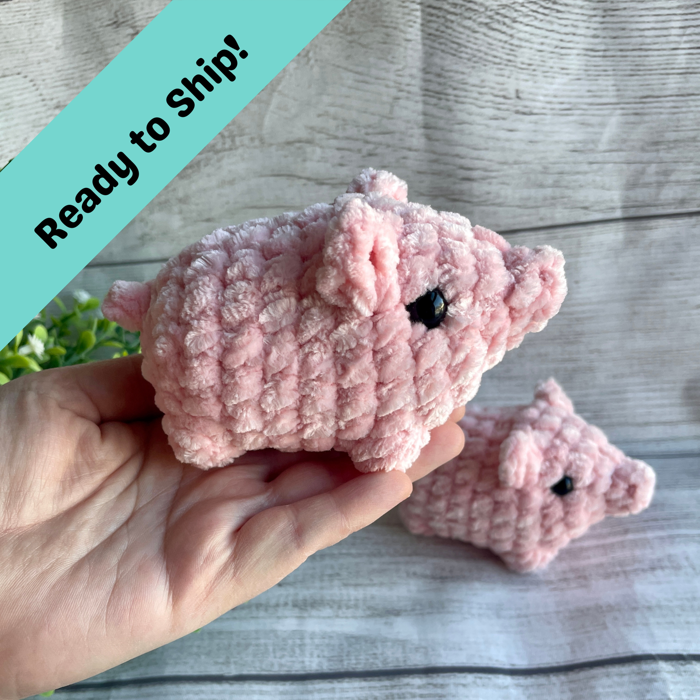 Crochet Piglet Plushie