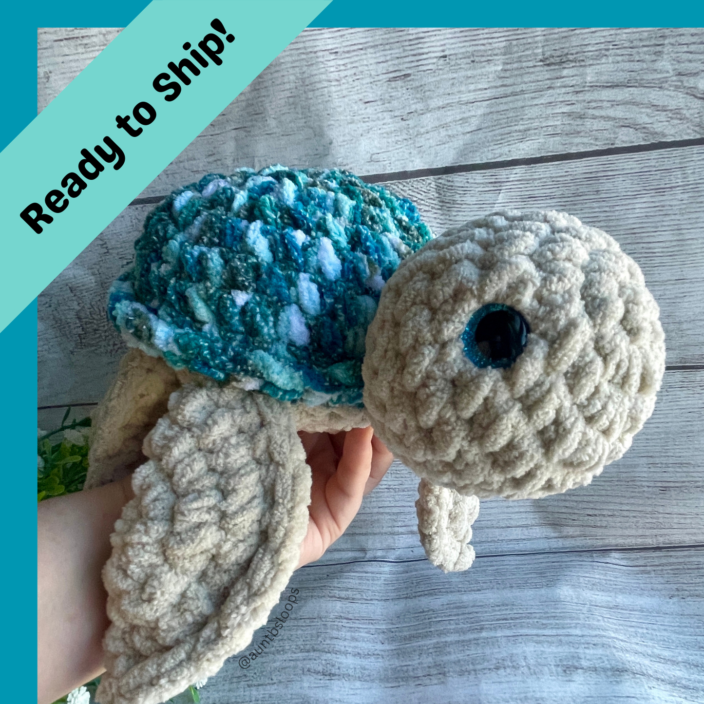 Sea Turtle Crochet Plushie