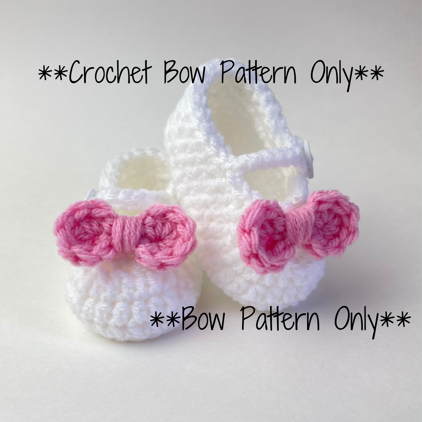 Mini Bow #2 Crochet Pattern (PDF - digital download)