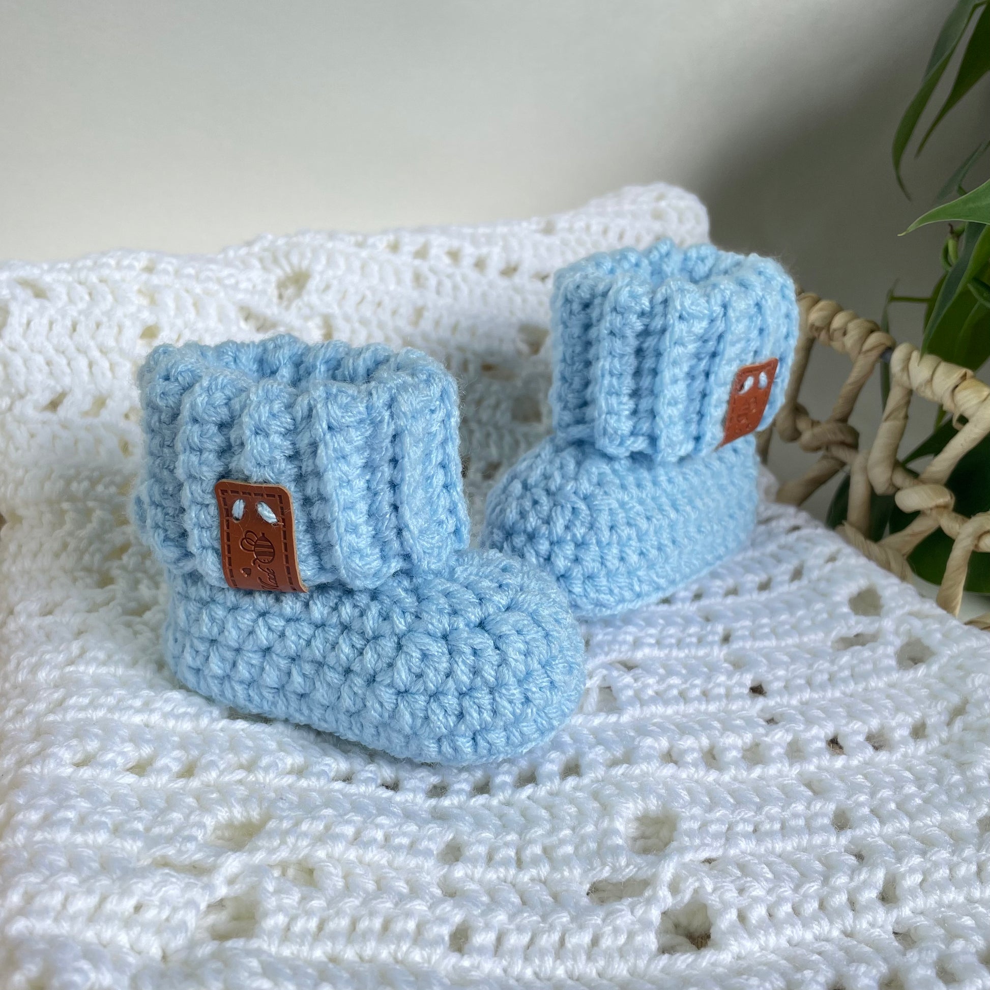 Cuffed deals baby booties