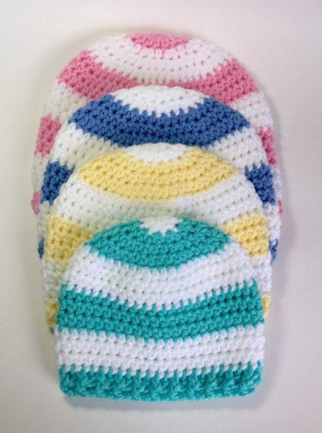 Baby Beanie Crochet Pattern (PDF-digital download)