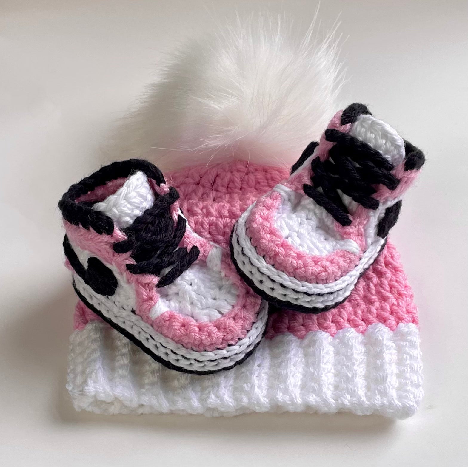 Baby Jordan Hat Sneaker Set – Aunt B's Loops - Main Image